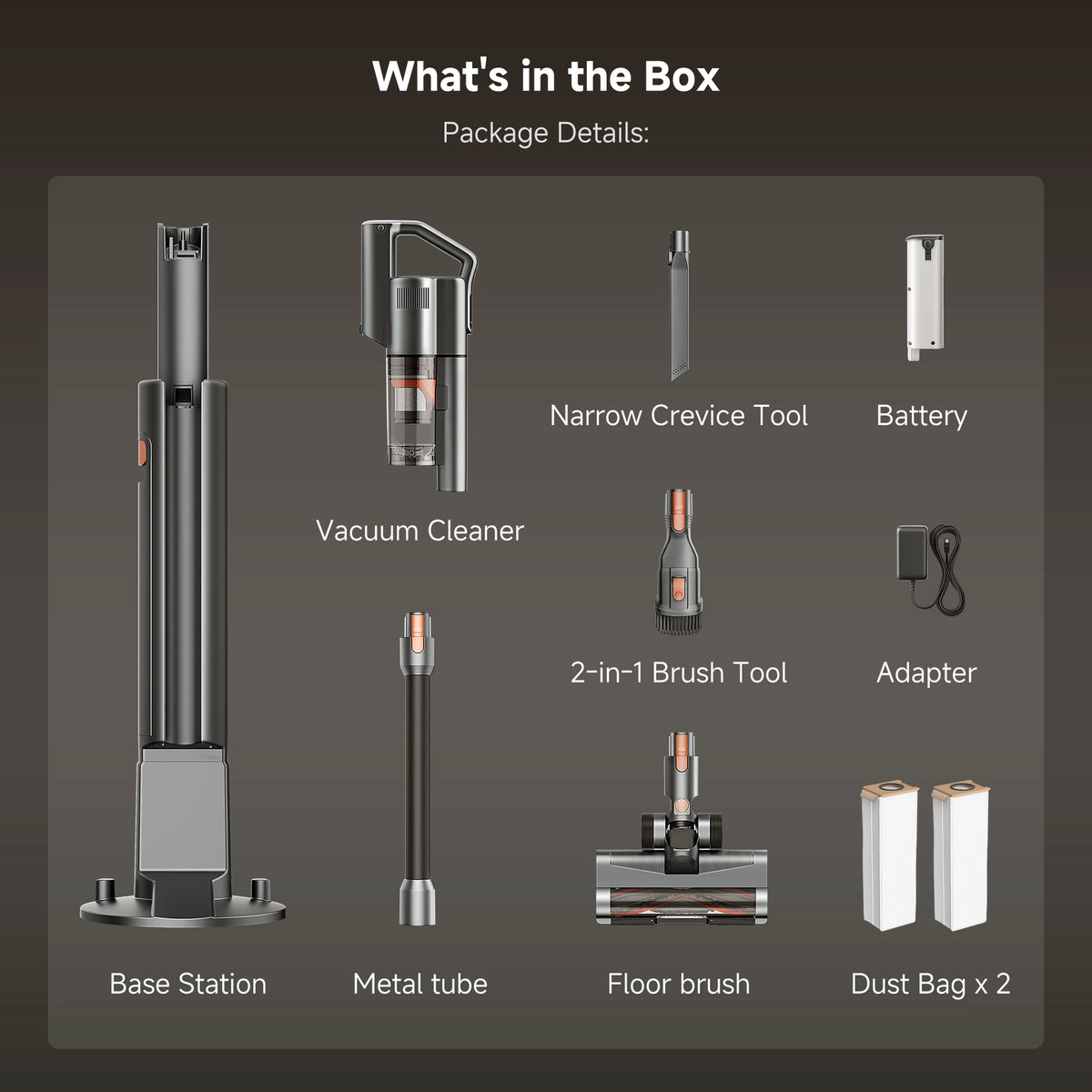 UWANT Cordless Stick Vacuum V500