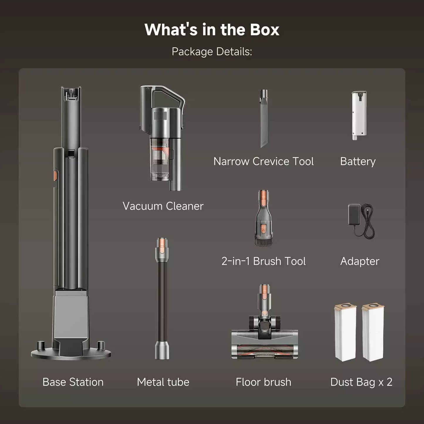 UWANT Cordless Stick Vacuum V500