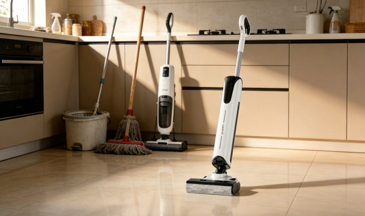 Stop mopping. Seriously. The UWANT D100 does wet & dry in one pass.