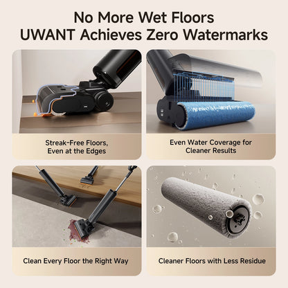UWANT Cordless Wet Dry Vacuum Cleaner D800
