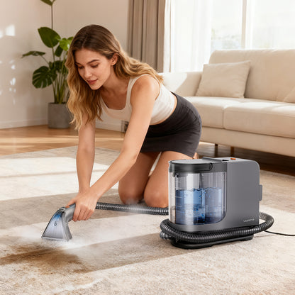 B400 Portable Carpet Steam Cleaner, 18Kpa Suction Spot & Upholstery Cleaner with Self-Cleaning System and Specialty Tools