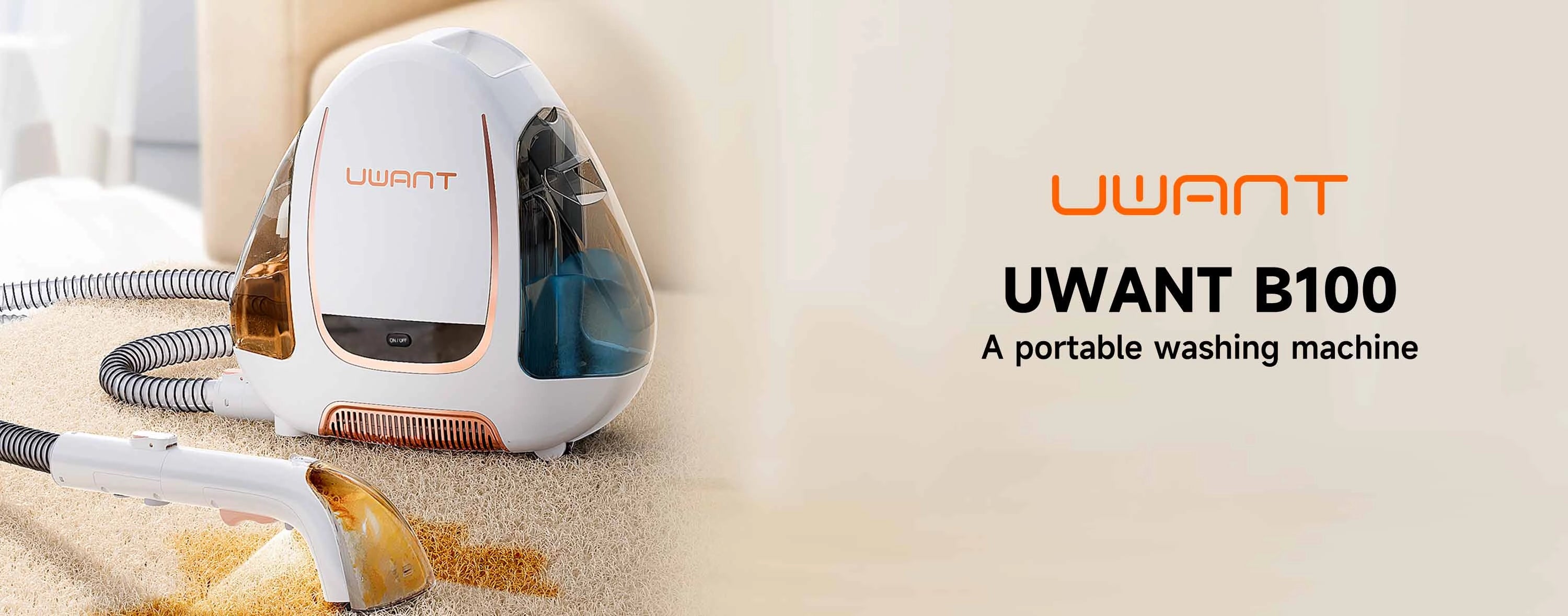 UWANT B-100 Jリンサー洗浄機　ホワイト UWANT B-100 Jリンサー洗浄機 ホワイト ≡☆UWANT♪スマートリンサー洗浄機