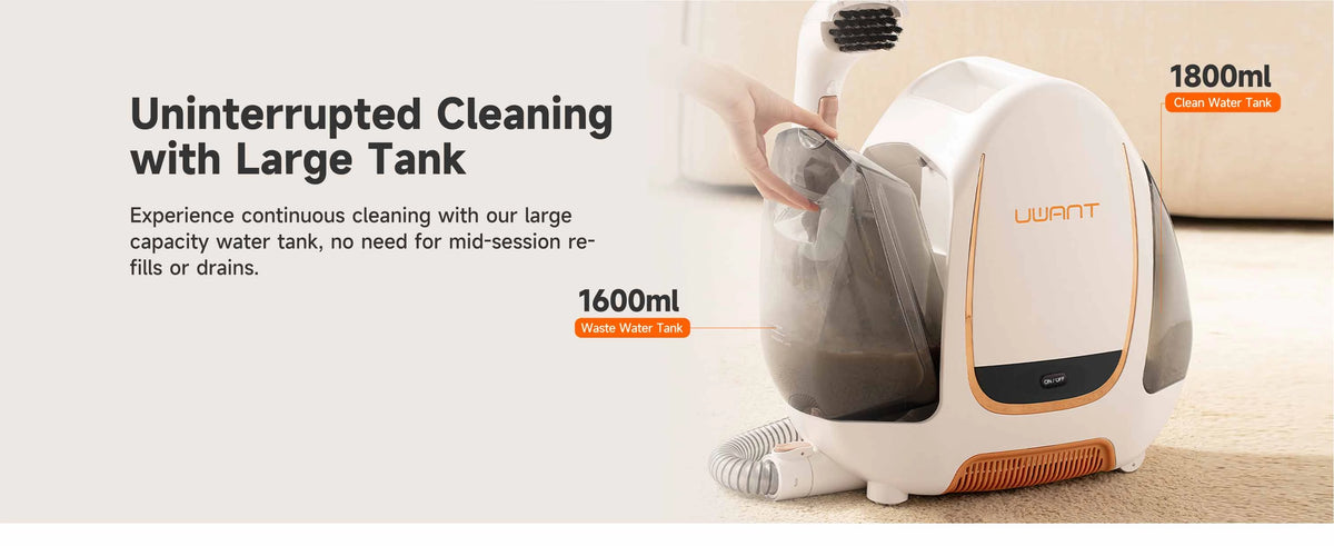UWANT Portable Carpet & Spot Cleaner Machine B100 Pro Self UWANT Portable Carpet & Spot Cleaner Machine B100 Pro Self