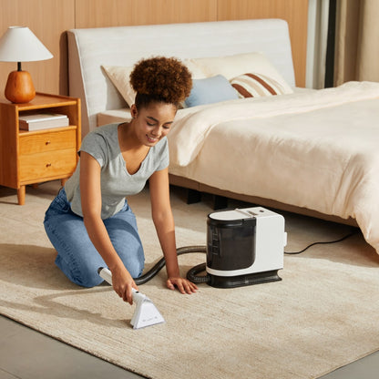 B300 Portable Carpet Cleaner, 18Kpa Powerful Suction Spot Cleaner Machine for Upholstery, Home, Sofa, Car Cleaner