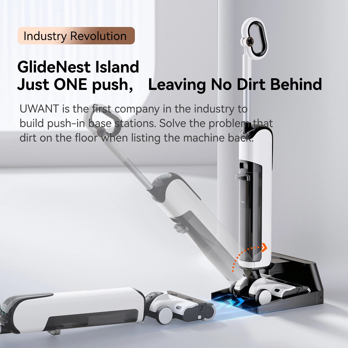 UWANT Cordless Wet Dry Vacuum Cleaner D100 Auto Self-Cleaning Anti