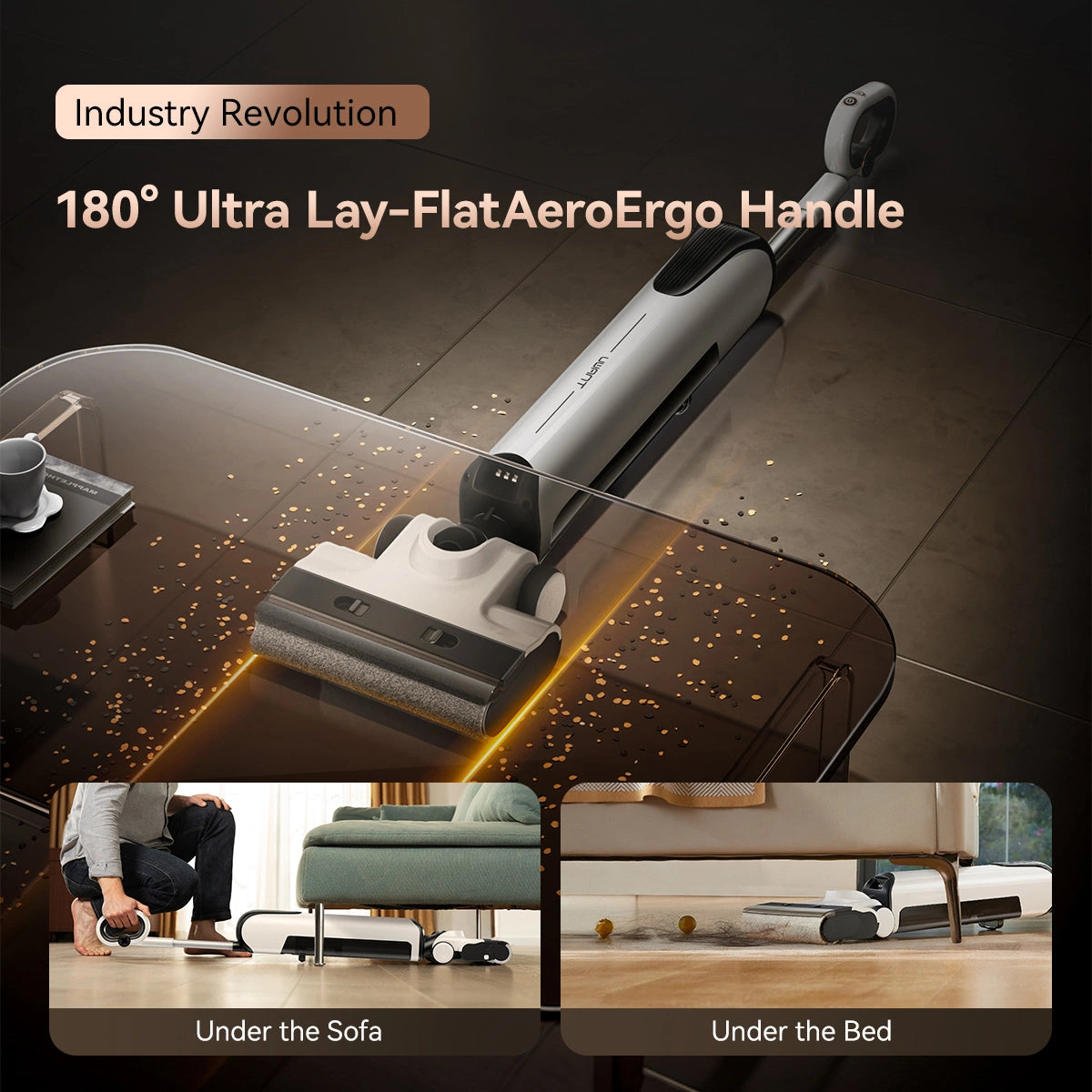 UWANT Cordless Wet Dry Vacuum Cleaner D100 Auto Self-Cleaning Anti
