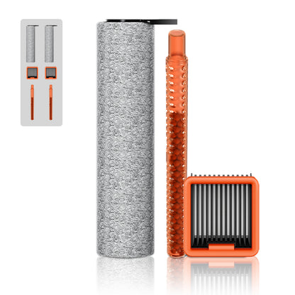 Roller Brush and Filter Replacement Compatible with uwant D100 Cordless Vacuum Cleaner, Replacement Parts Including 2 Brush Rollers, 2 Filters，2 Deodorizing Stick