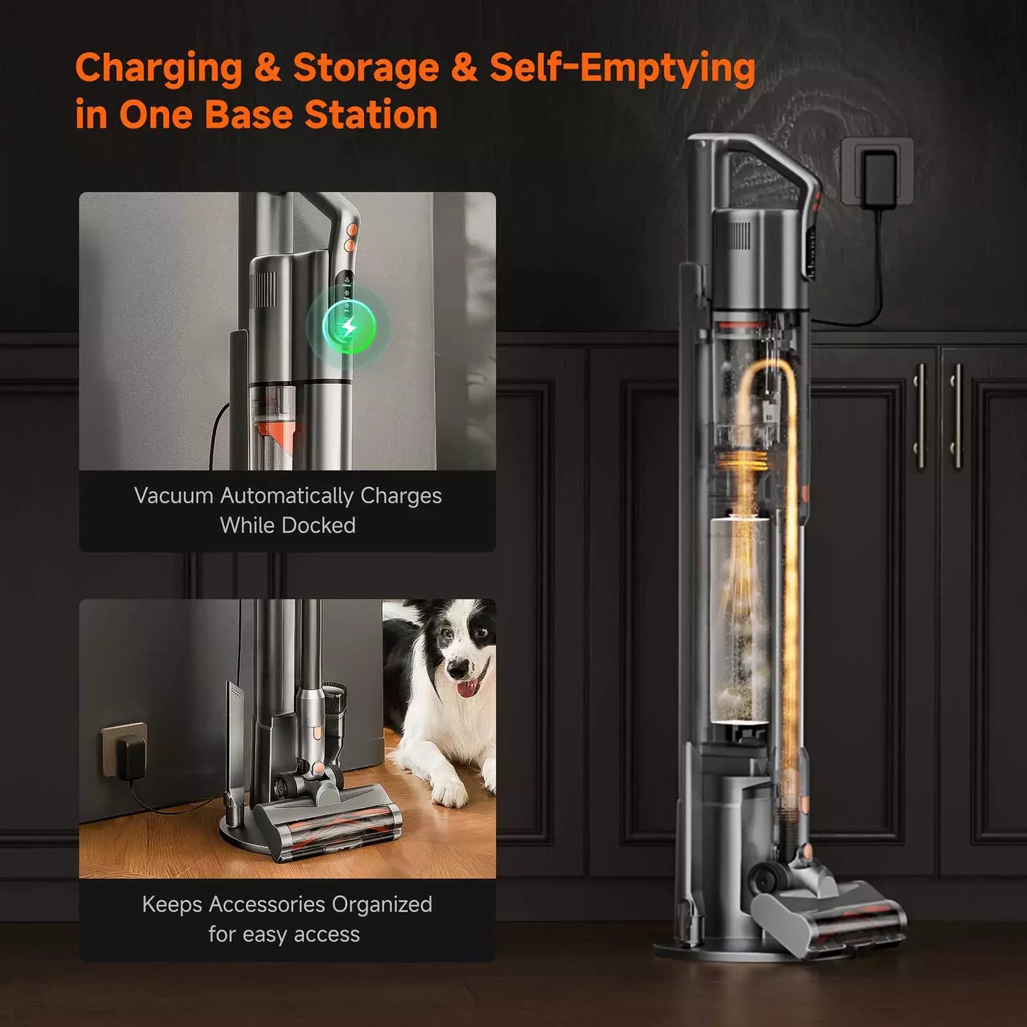 UWANT Cordless Stick Vacuum V500