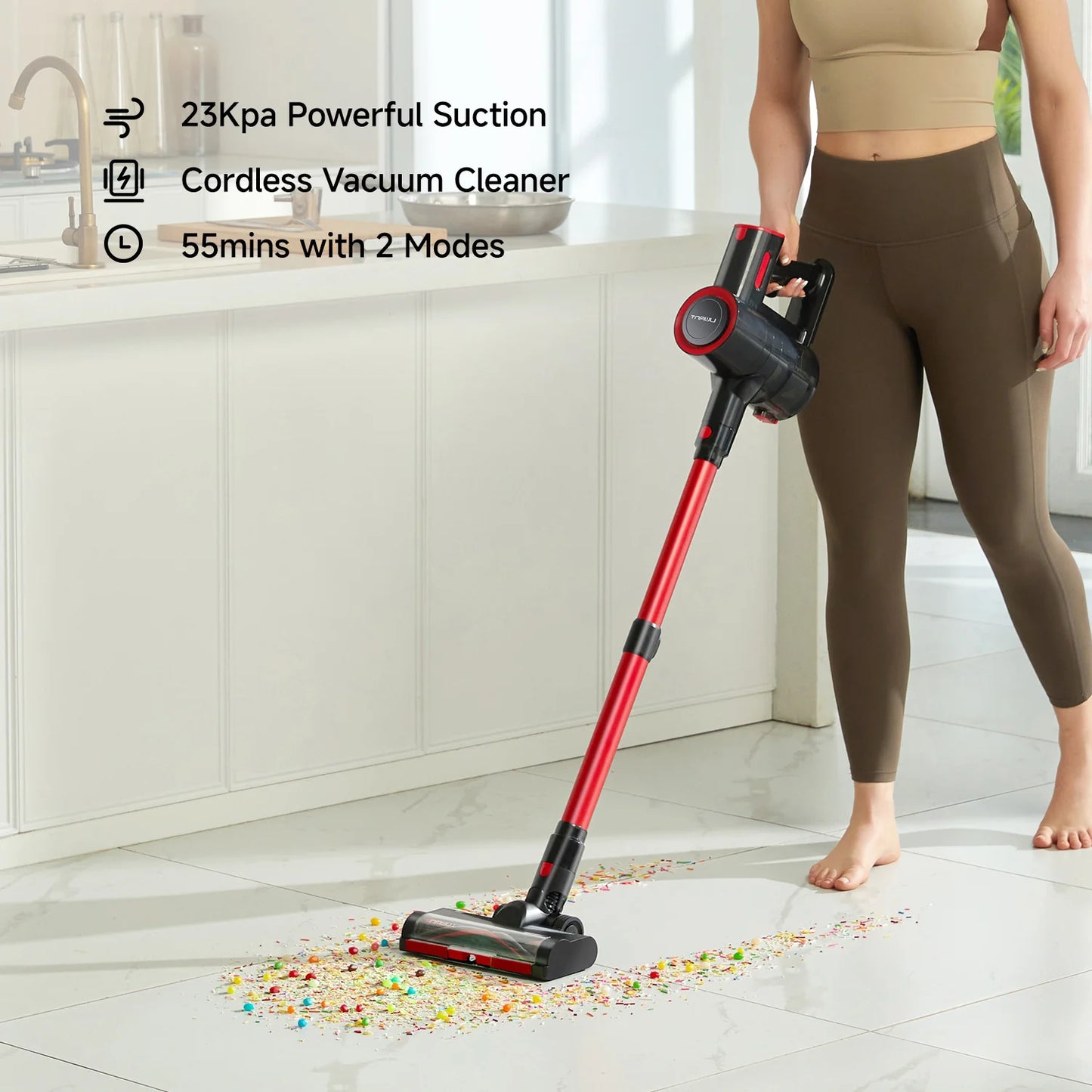 UWANT VC2401 Cordless Vacuum Cleaner 35Kpa Powerful Suction