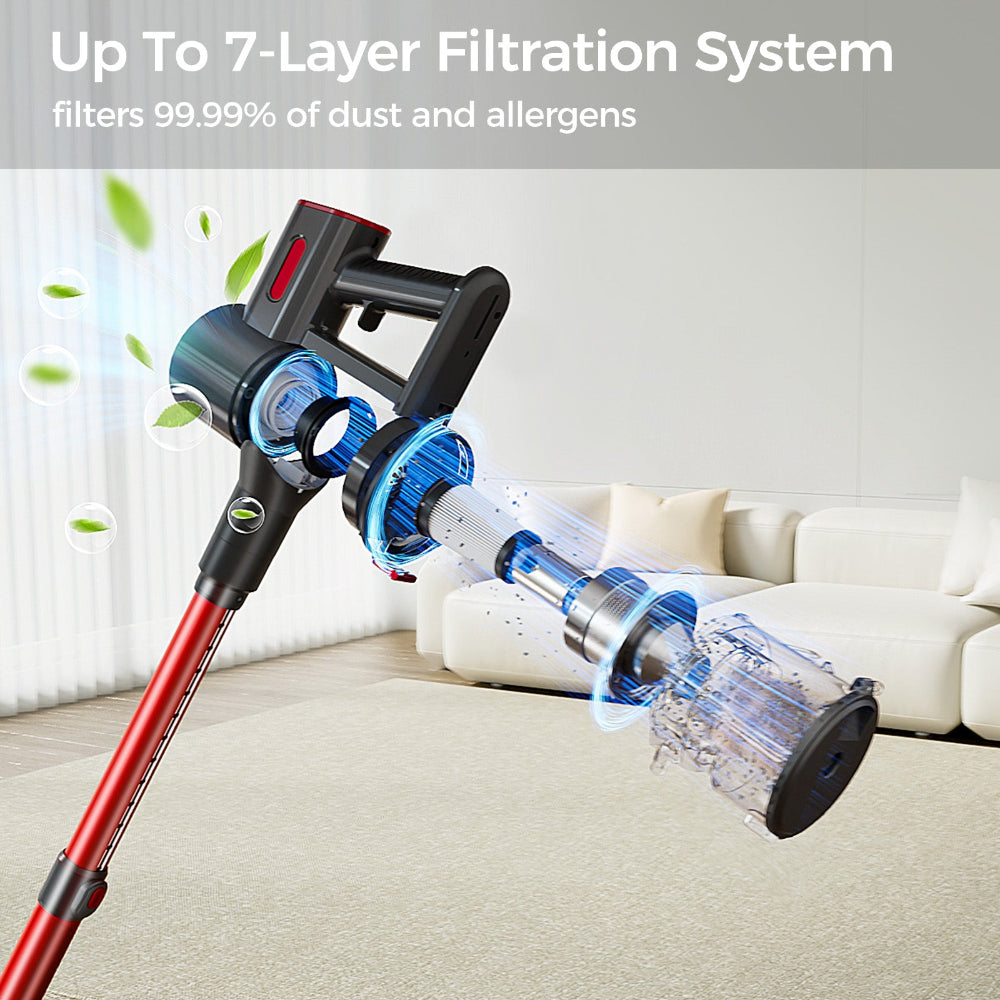 UWANT Cordless Stick Vacuum Cleaner VC2401 35Kpa Powerful Suction Anti ...