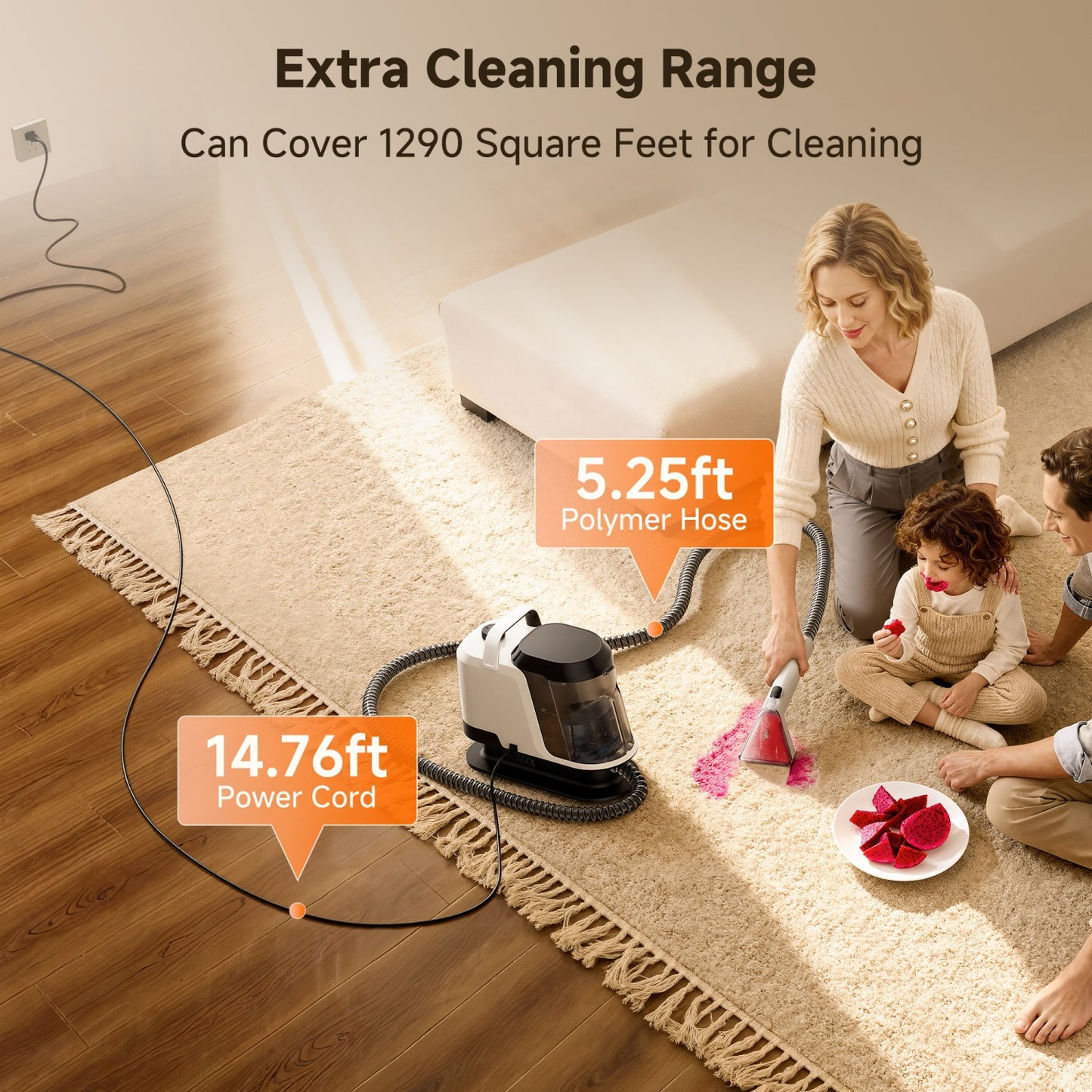 UWANT Portable Carpet & Spot Cleaner Y100
