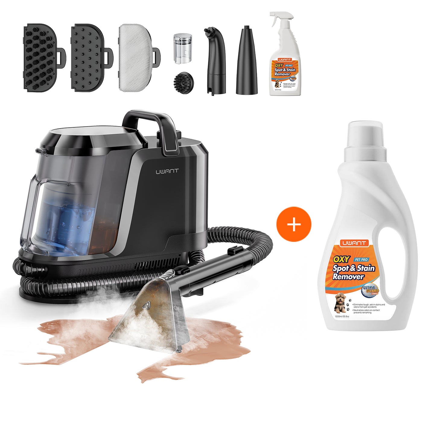 UWANT Portable Carpet Steam Cleaner Y100 Steam