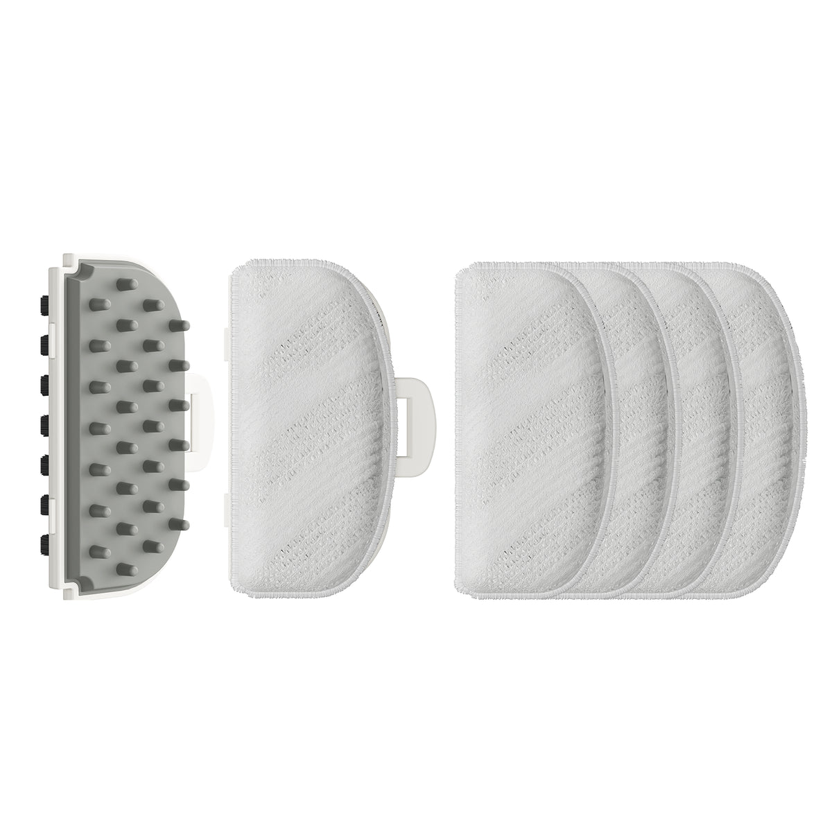 UWANT Y100 Series Standard Brush Head Kit – Double-Sided Brush Head, Fabric Brush & Replacement Cloths