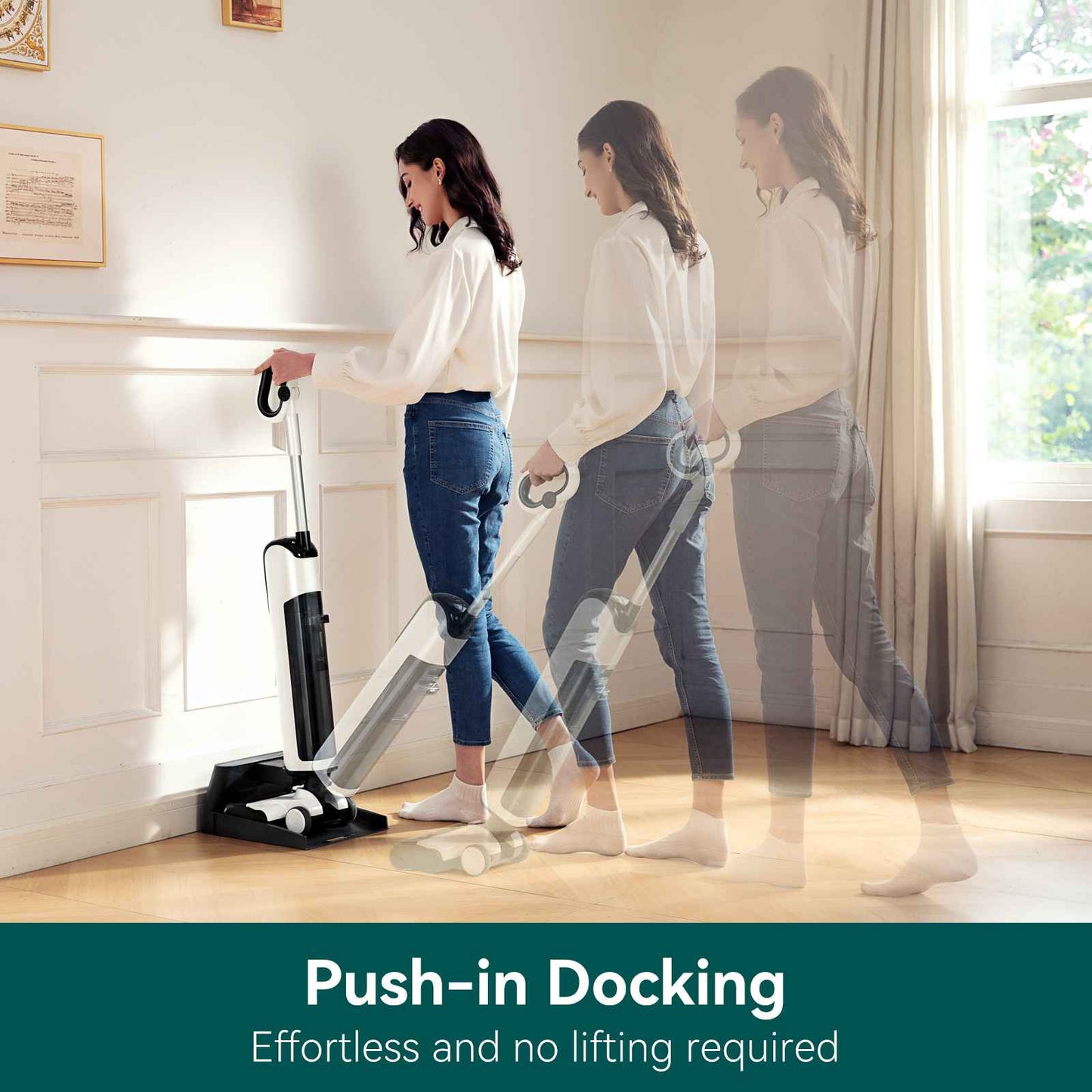 D100 Push-in Wet Dry Vacuum Cleaner